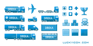 Icons for the website direka.com