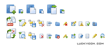 Set of icons for @DocVCS by Infor Technology
