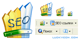 Set of icons for SEO Bar