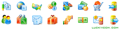 Set of icons for Shop-Script PHP shopping cart software by WebAsyst LLC
