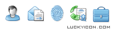 Set of icons for WebMoney Passport