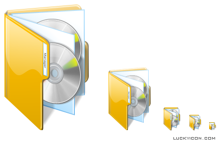 Иконка в стиле Vista для программы Active@ ISO File Manager компании LSoft Technologies Inc