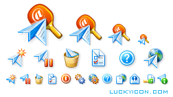 Icons for Atomic Email Autoresponder by AtomPark Software
