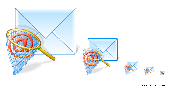 Product icon in Vista style for Atomic Email Logger by AtomPark Software