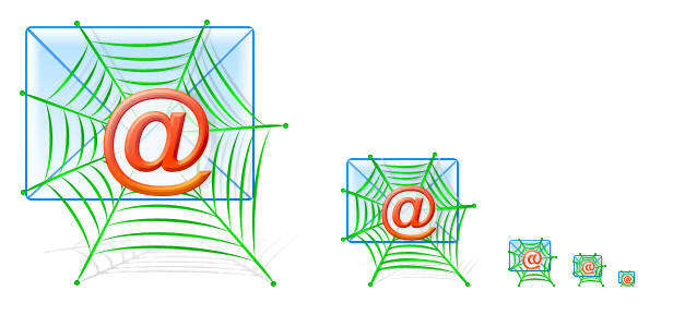Product icon in Vista style for Atomic Email Hunter by AtomPark Software