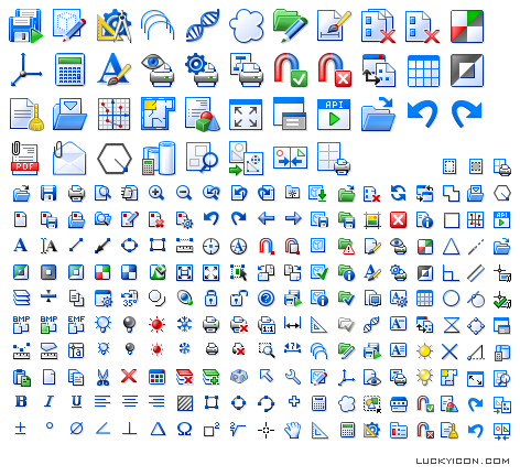 The primary icon, set of icons and cursors for ABViewer by Soft Gold Ltd