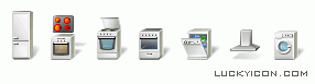 Icons for the household appliance e-shop Entero.ru
