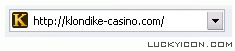 Favicon.ico icon for the internet casino Klondike