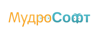 Анимированный логотип сайта Мудрософт