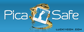 Логотип для программы PicaSafe компании ЛакиАйкон Арт