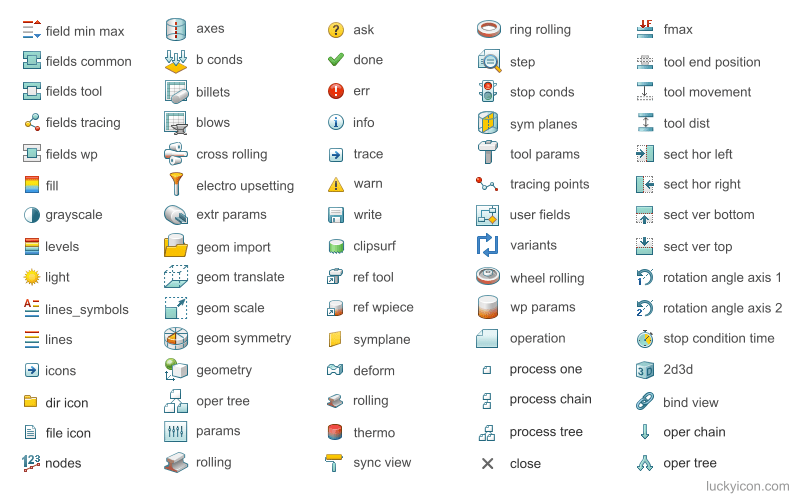 QForm menu icons