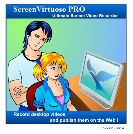 Splash screen for ScreenVirtuoso by Fox Magic Software