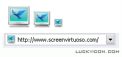 Иконка Favicon.ico для сайта www.screenvirtuoso.com компании Fox Magic Software