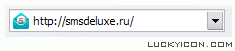Favicon.ico icon for the website smsdeluxe.ru by SMS Deluxe