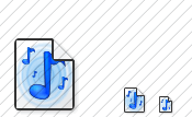 Icon: Open Music file