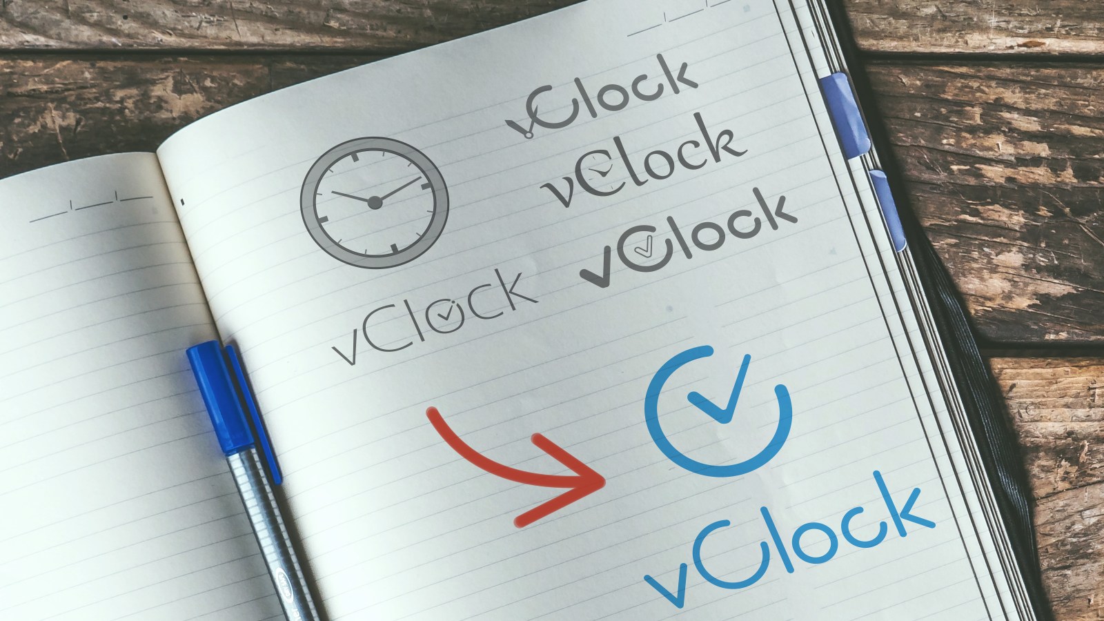 Logo design for online timer vclock