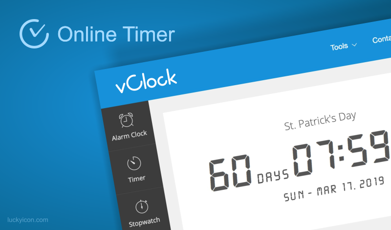 Пример использования логотипа на сайте компании  vClock