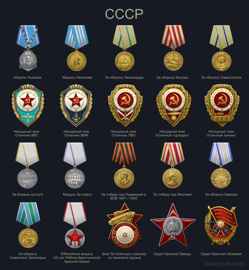 Дизайн наград СССР