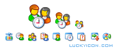 Set of icons for WorkTime